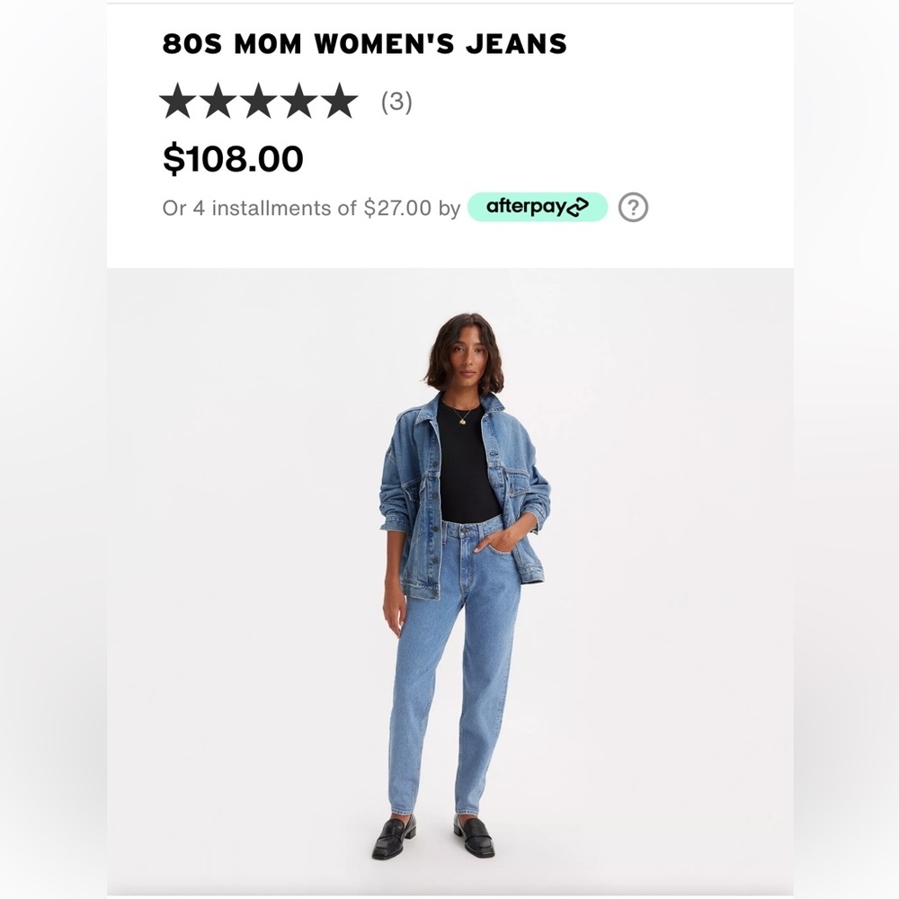 Levi’s 80s Mom Jeans size 14